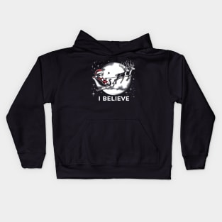 Cosmic Santa Believer Kids Hoodie